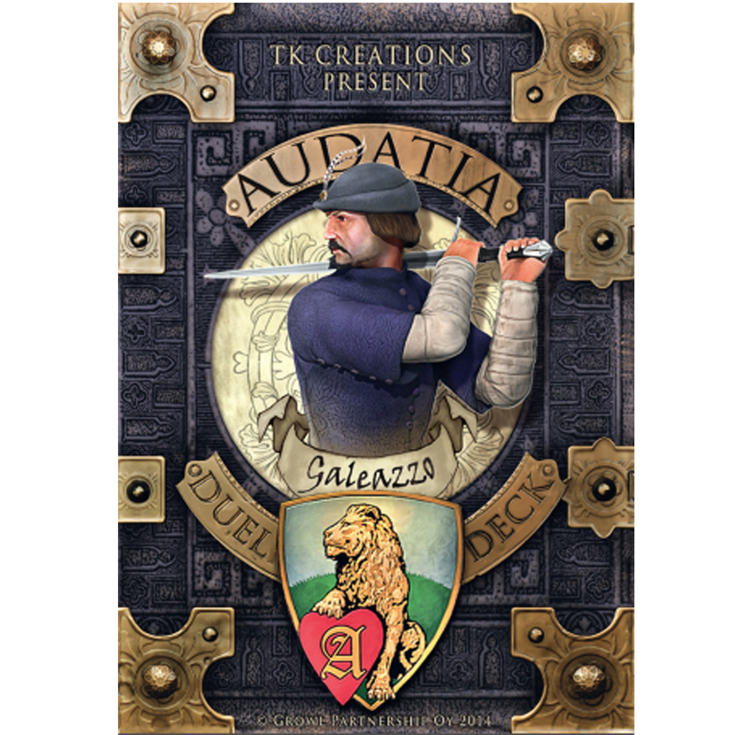 Audatia Card Game - Galeazzo Deck (Print at home PDF version)