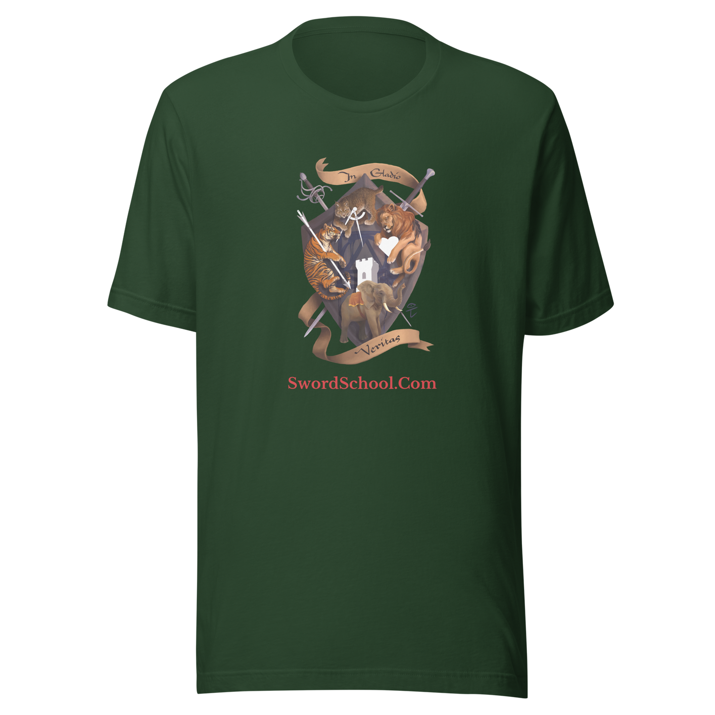 Swordschool Fancy Logo T-Shirt (Unisex fit)
