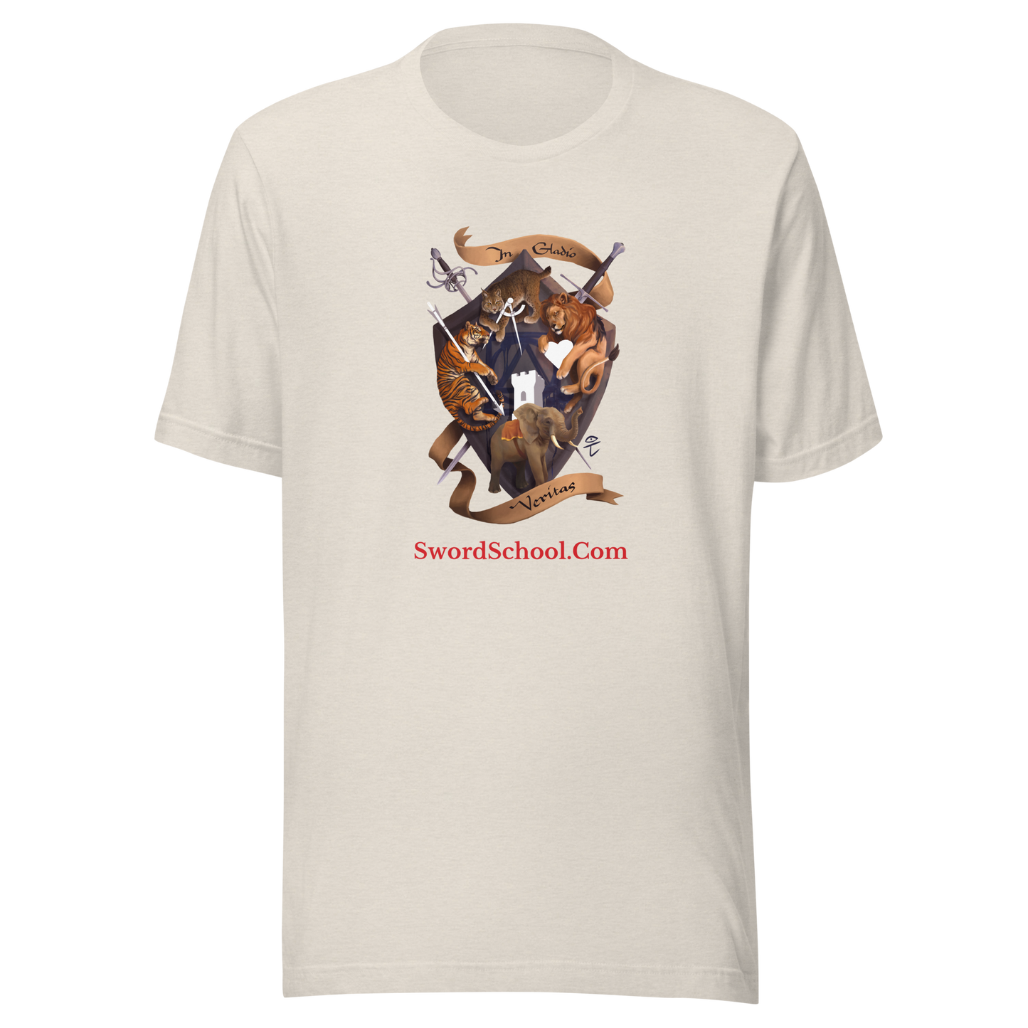 Swordschool Fancy Logo T-Shirt (Unisex fit)