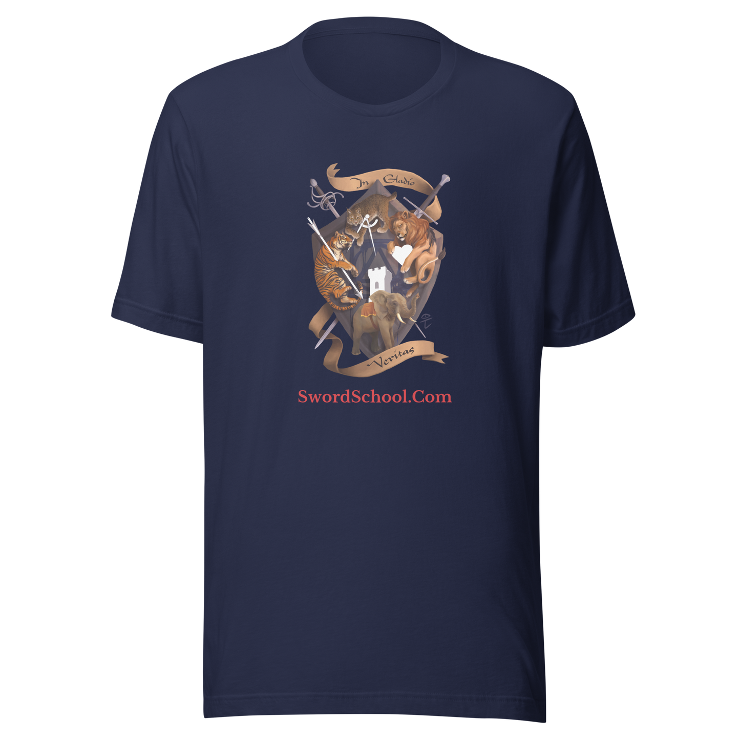 Swordschool Fancy Logo T-Shirt (Unisex fit)