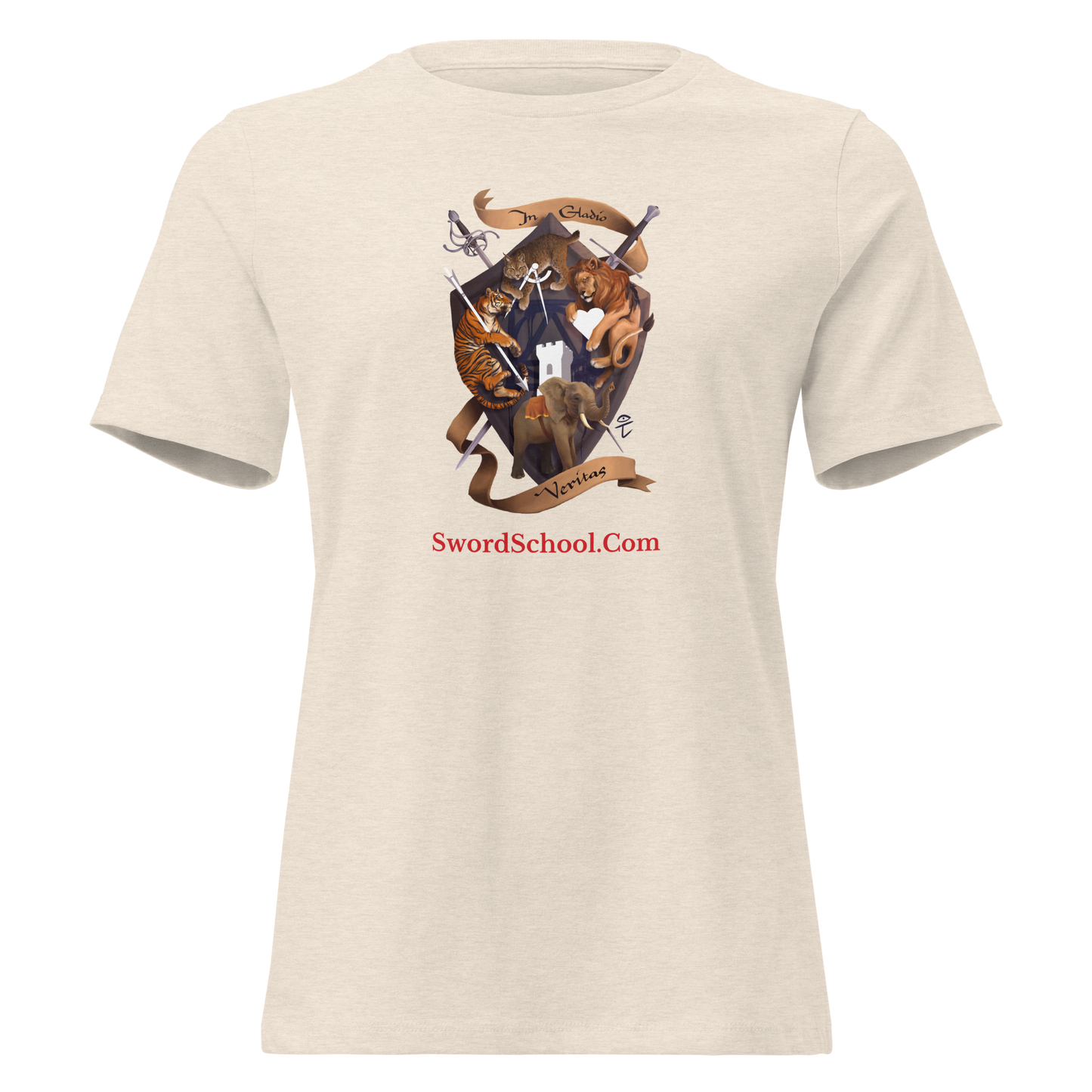 Swordschool Fancy Logo T-shirt (Women's fit)