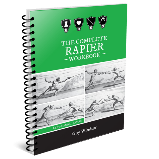 The Complete Rapier Workbook, Left-Handed Version (spiral bound workbook)