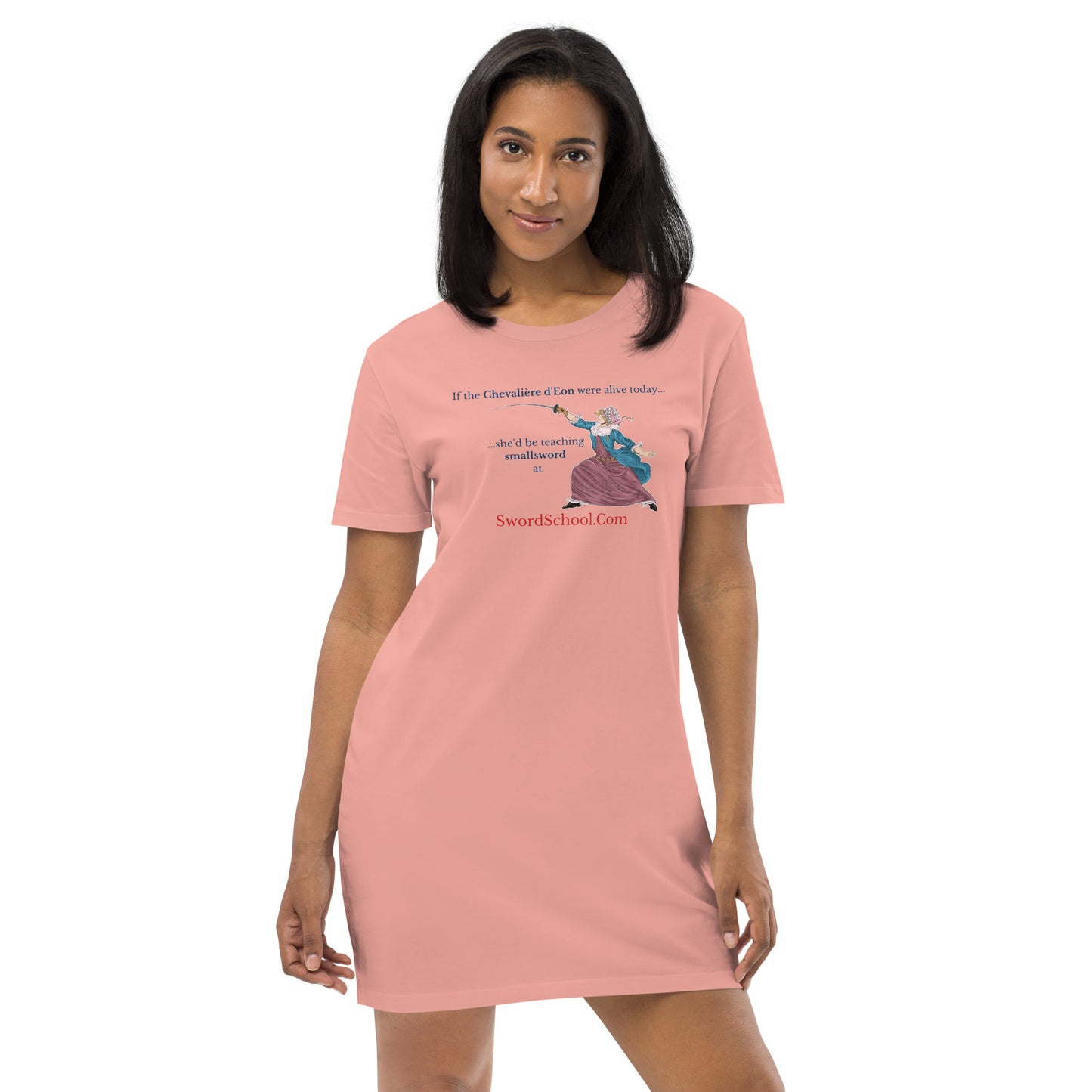 La Chevalière d'Eon T-shirt dress, light