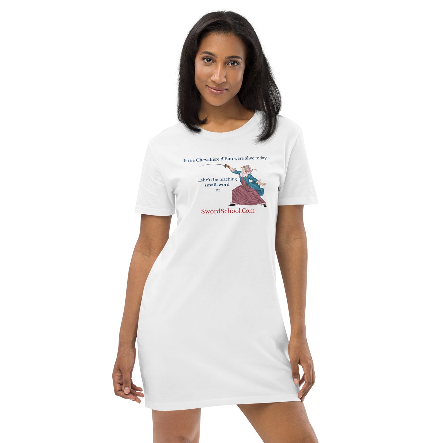 La Chevalière d'Eon T-shirt dress, light