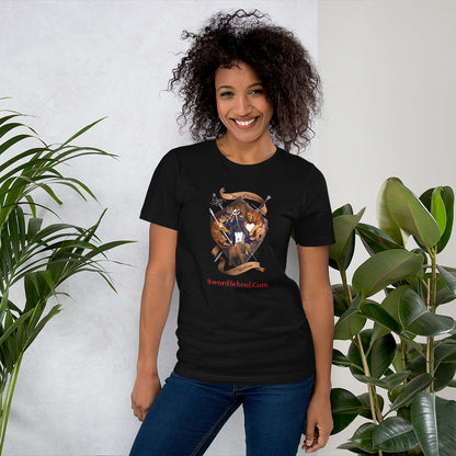Swordschool Fancy Logo T-Shirt (Unisex fit)