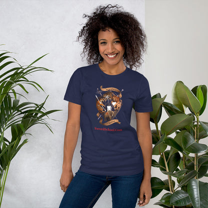 Swordschool Fancy Logo T-Shirt (Unisex fit)