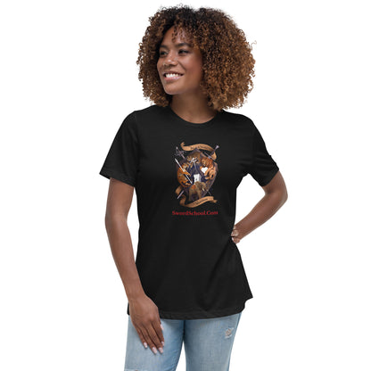 Swordschool Fancy Logo T-shirt (Women's fit)