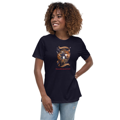 Swordschool Fancy Logo T-shirt (Women's fit)